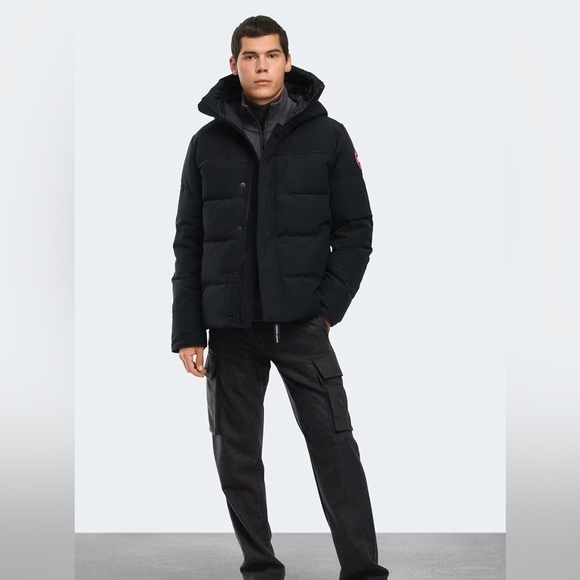 Canada Goose MacMillan Black Parka Jacket, EUC - Picture 9 of 10